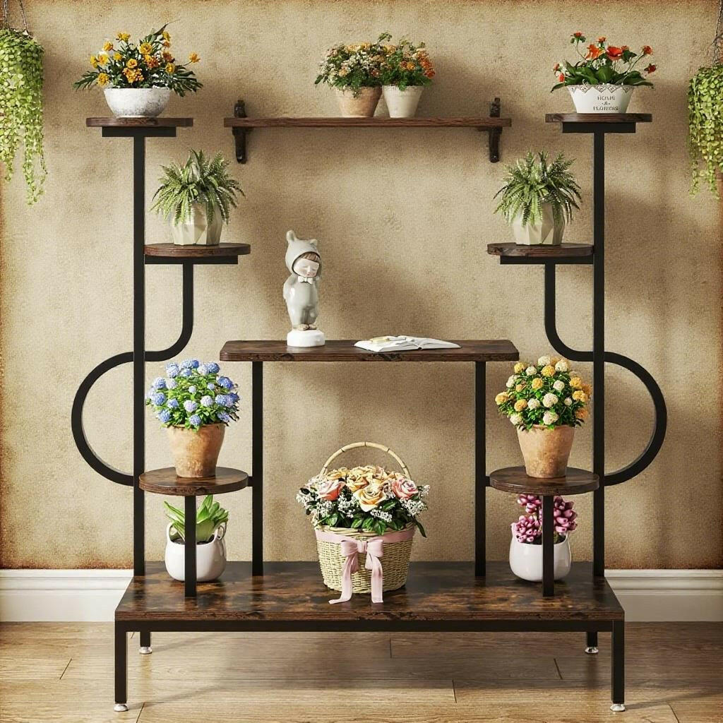 Plant Stand – Elegant Indoor Garden Display with Sturdy Construction - GoTypical