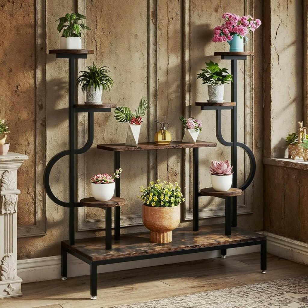 Plant Stand – Elegant Indoor Garden Display with Sturdy Construction - GoTypical