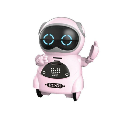 Pocket RC Robot – Interactive Voice Recognition Toy Pink - GoTypical