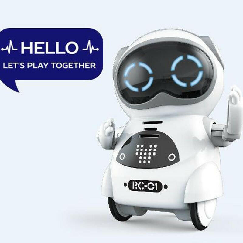 Pocket RC Robot – Interactive Voice Recognition Toy Pink - GoTypical