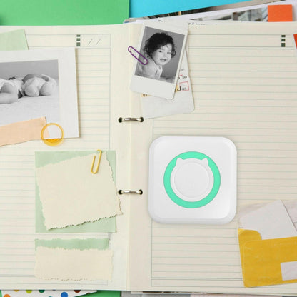 Pocket Wireless Thermal Printer – Portable Mini Sticker Maker Rechargeable Inkless - GoTypical