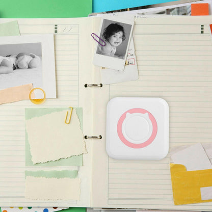 Pocket Wireless Thermal Printer – Portable Mini Sticker Maker Rechargeable Inkless - GoTypical