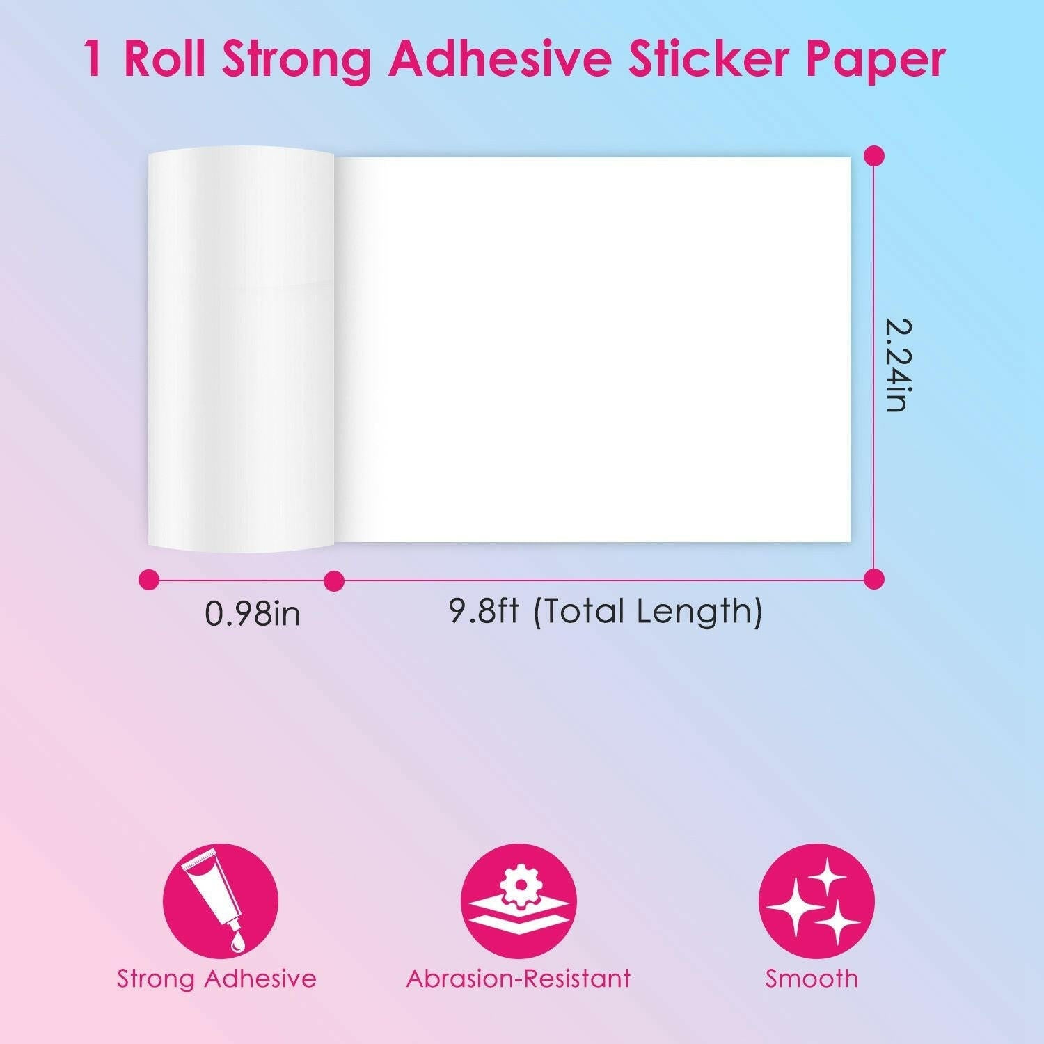 Pocket Wireless Thermal Printer – Portable Mini Sticker Maker Rechargeable Inkless - GoTypical