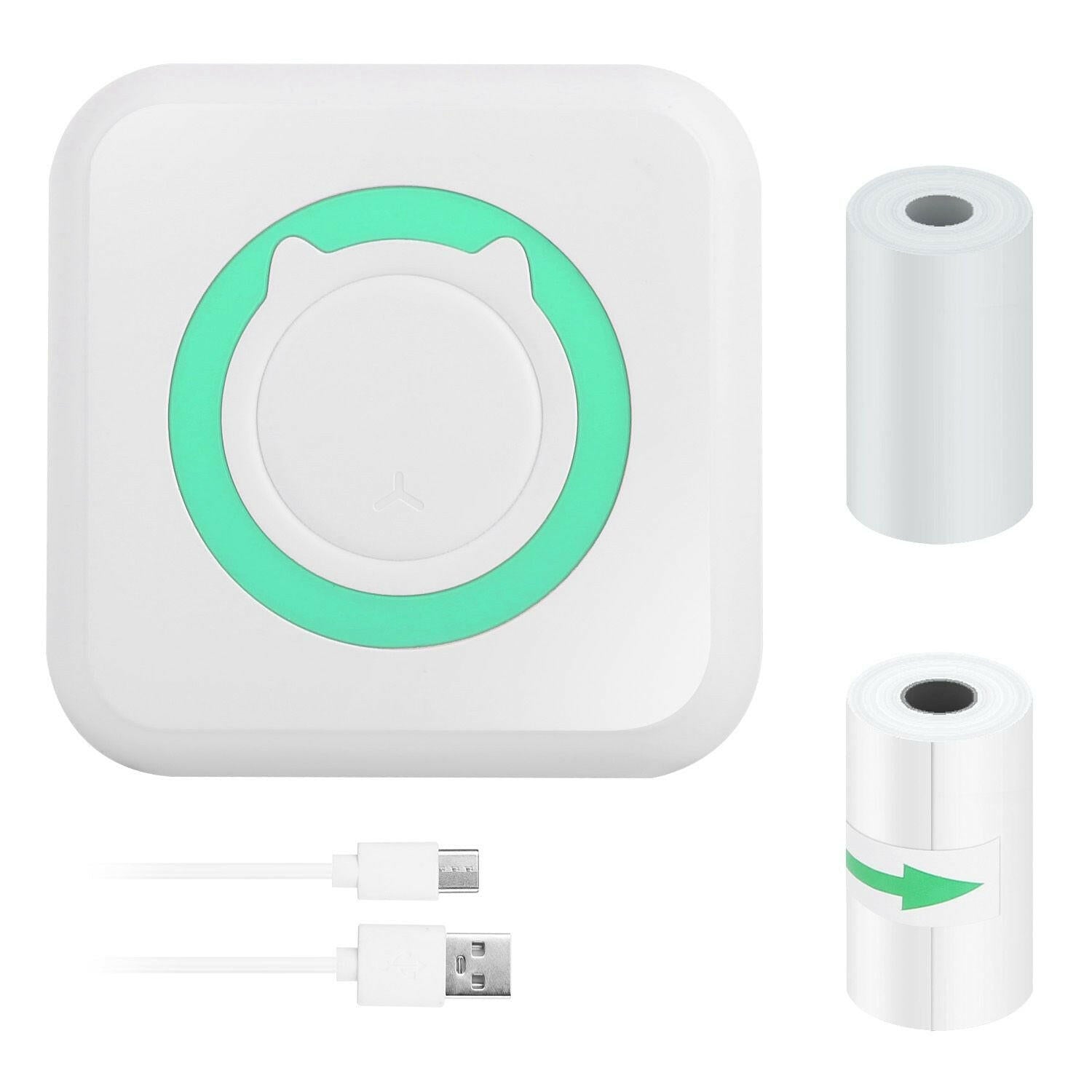 Pocket Wireless Thermal Printer – Portable Mini Sticker Maker Rechargeable Inkless - GoTypical