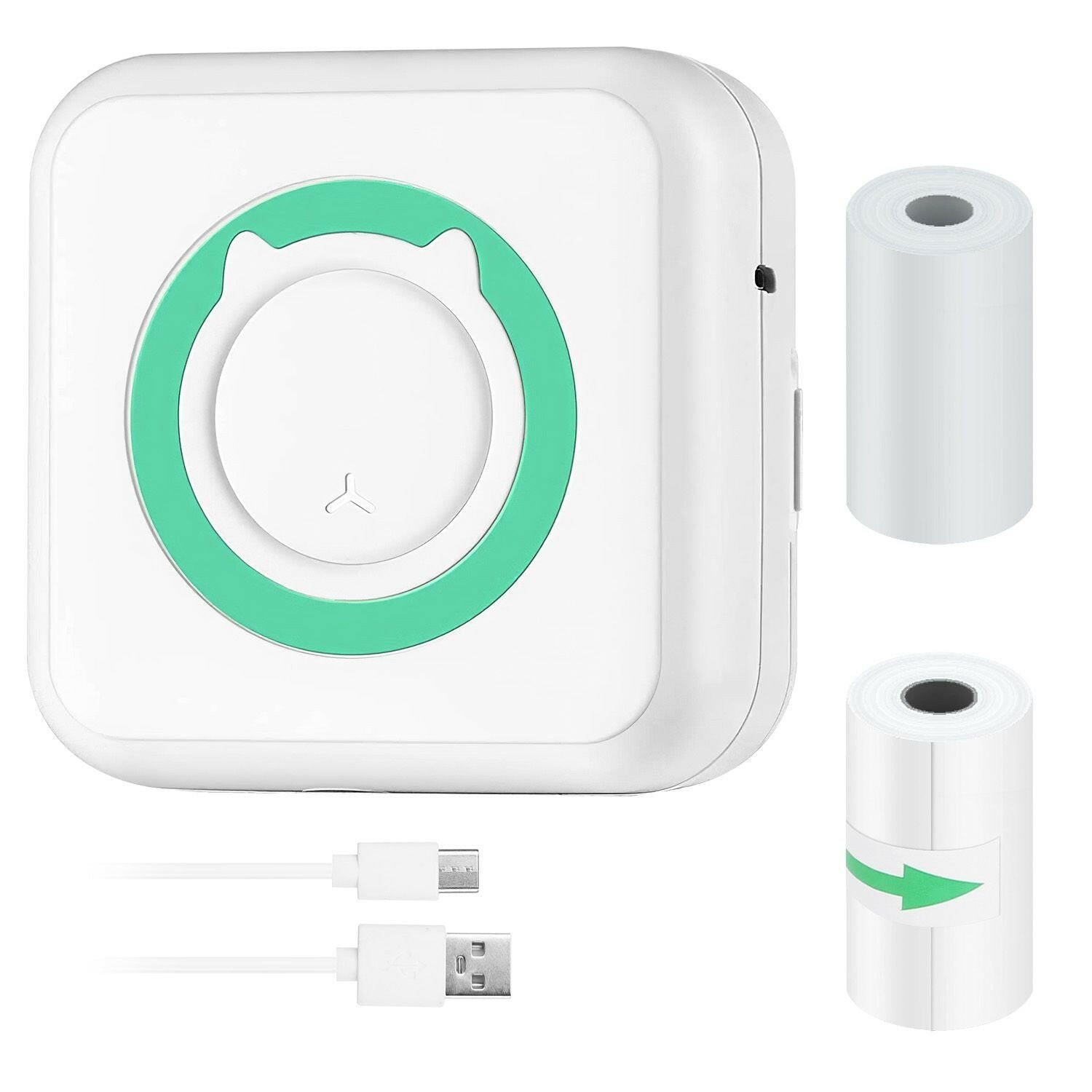 Pocket Wireless Thermal Printer – Portable Mini Sticker Maker Rechargeable Inkless - GoTypical