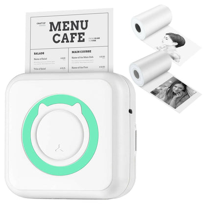 Pocket Wireless Thermal Printer – Portable Mini Sticker Maker Rechargeable Inkless - GoTypical