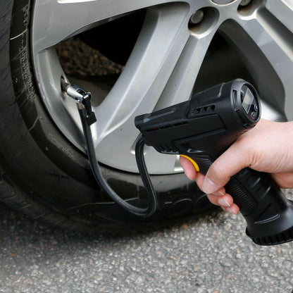 Portable Car Tire Inflator DC 12V Digital Car Air Pump Compressor Electric Air Pump with LED Light 150PSI - GoTypical