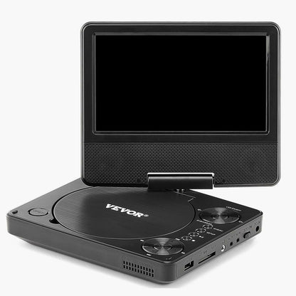 . Portable DVD Player – 7 Inch HD Swivel Screen, 4-Hour Battery - GoTypical