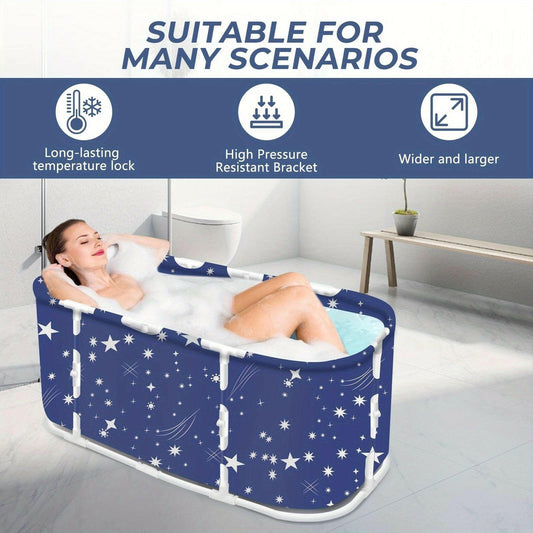 . Portable Foldable Bathtub – Thermostatic Shower Ice Bath - GoTypical