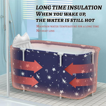 . Portable Foldable Bathtub – Thermostatic Shower Ice Bath - GoTypical