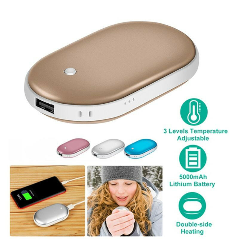 . Portable Power Bank & Rechargeable Pocket Warmer – 5000mAh Dual Function - GoTypical