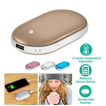 . Portable Power Bank & Rechargeable Pocket Warmer – 5000mAh Dual Function - GoTypical