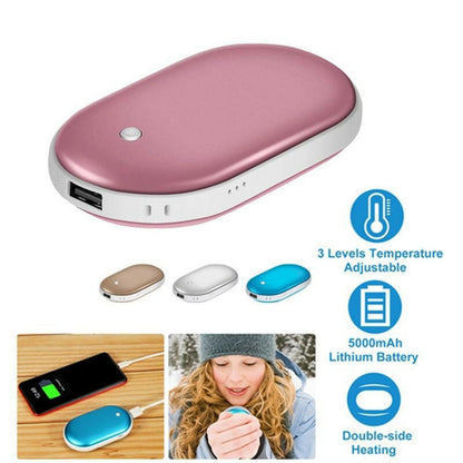 . Portable Power Bank & Rechargeable Pocket Warmer – 5000mAh Dual Function - GoTypical