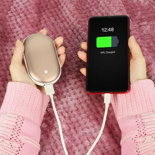 . Portable Power Bank & Rechargeable Pocket Warmer – 5000mAh Dual Function - GoTypical