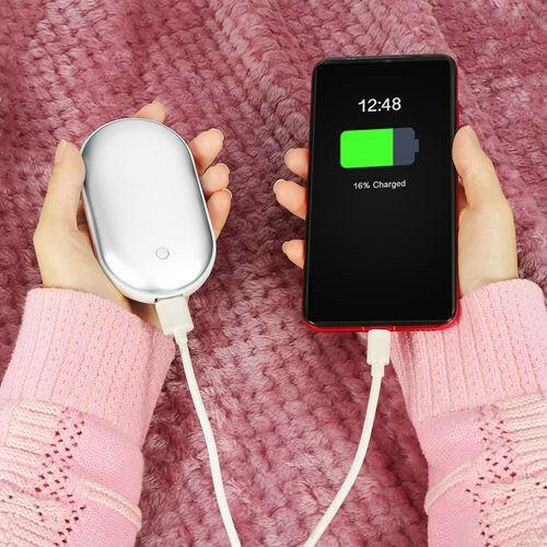 . Portable Power Bank & Rechargeable Pocket Warmer – 5000mAh Dual Function - GoTypical