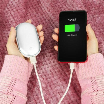 . Portable Power Bank & Rechargeable Pocket Warmer – 5000mAh Dual Function - GoTypical