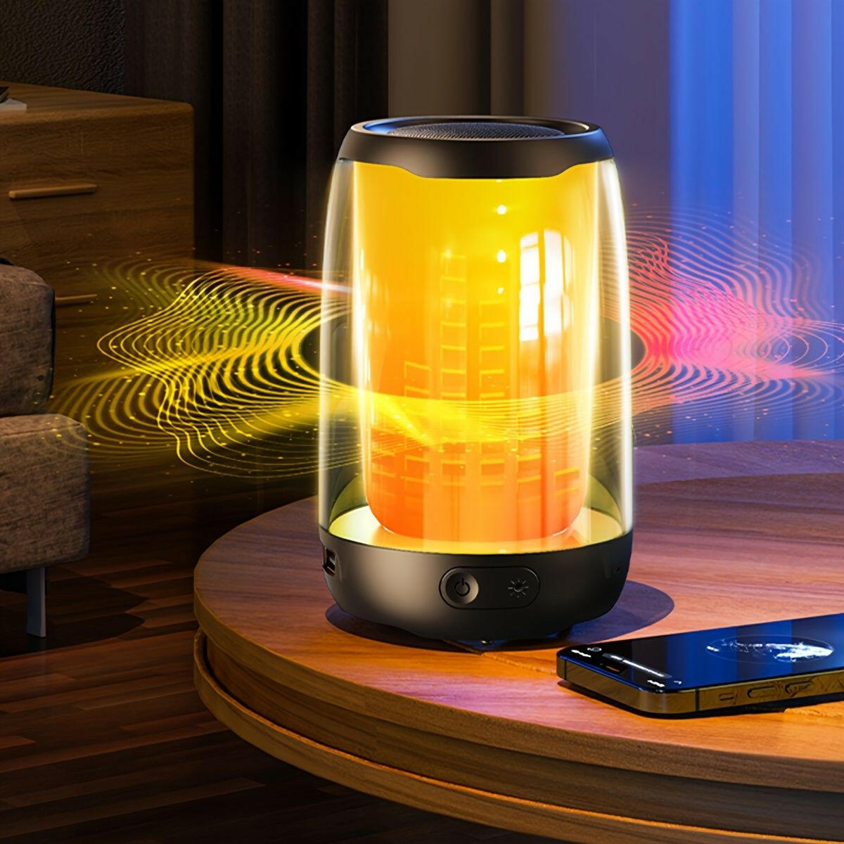 Portable Wireless Speaker F9 – True Wireless Stereo HD Sound Bluetooth - GoTypical