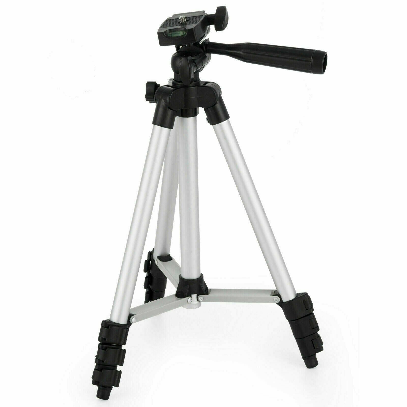 Camera Tripod Stand with Phone Holder – . Aluminum 360° Swivel - GoTypical
