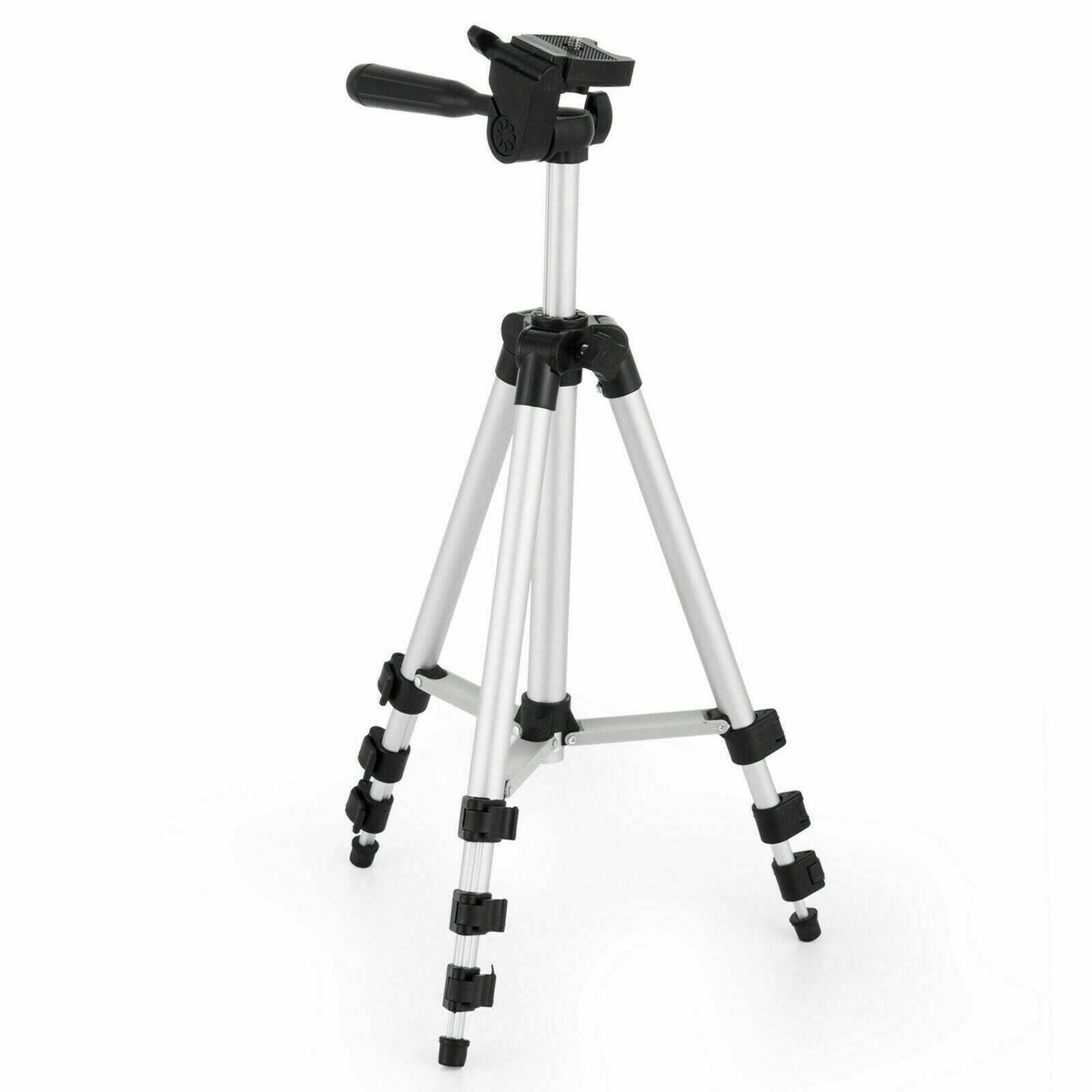 Camera Tripod Stand with Phone Holder – . Aluminum 360° Swivel - GoTypical