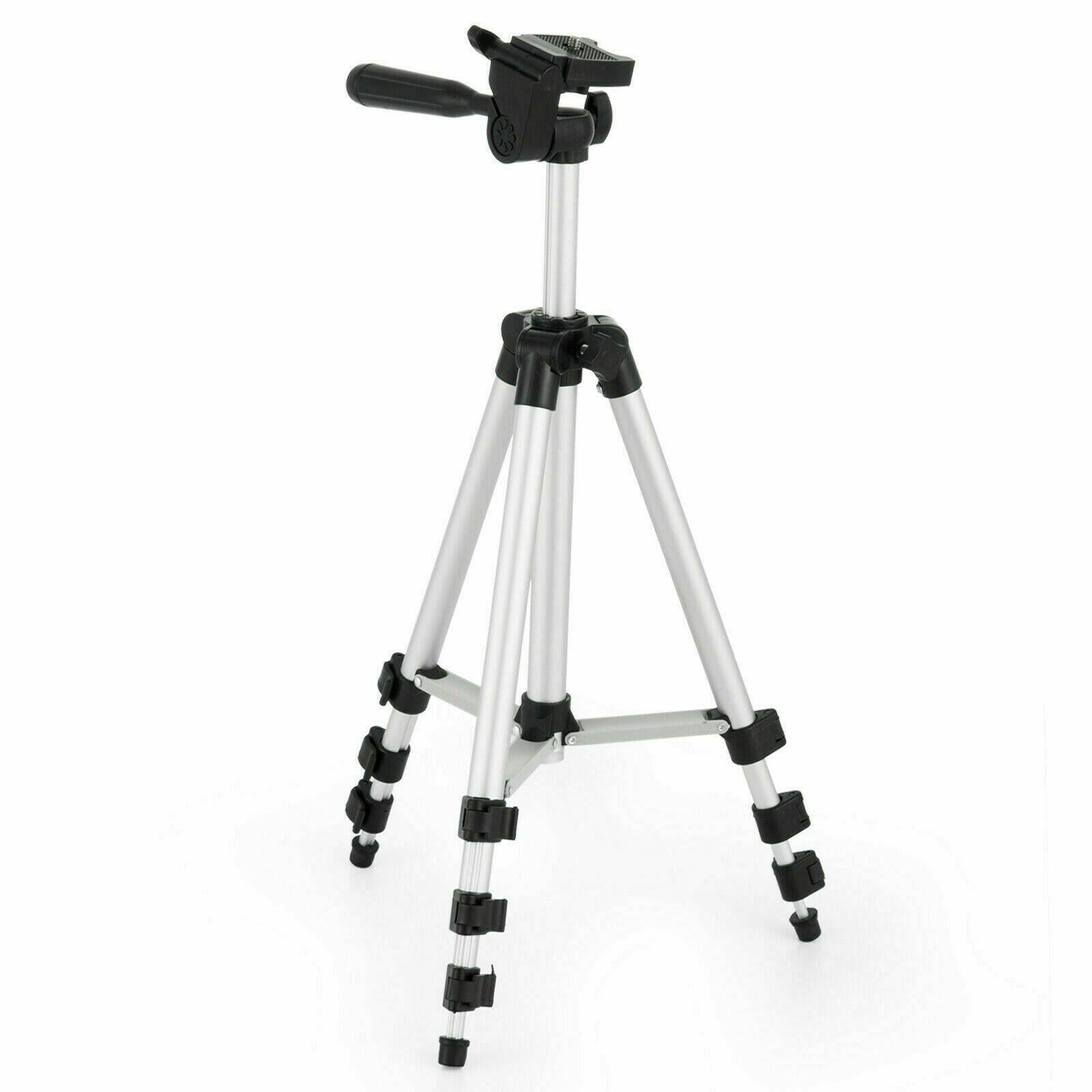 Camera Tripod Stand with Phone Holder – . Aluminum 360° Swivel - GoTypical