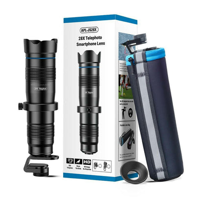. HD 28X Telephoto Zoom Camera Lens – Professional Mobile Phone Lens - GoTypical