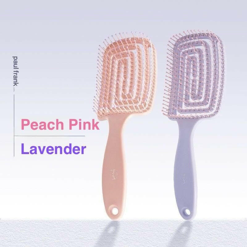 Vented Hair Brush – Curved Anti-Static Scalp Massage Comb for Quick Drying - GoTypical