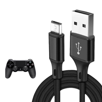. PS4 Controller Charging Cable Micro USB – 1/2/3 Meter Length - GoTypical