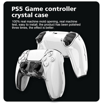 . Gaming Controller Crystal Case – Transparent Split Protective Cover - GoTypical