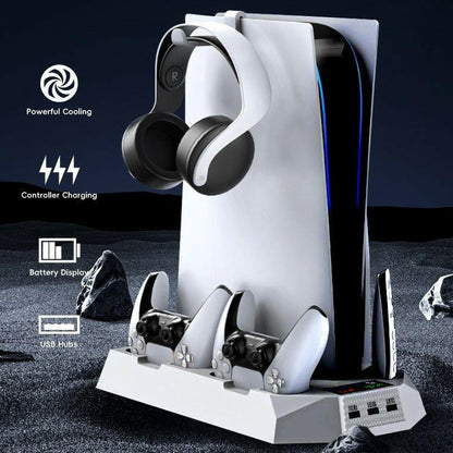 . Gaming Console Cooling Stand – Universal USB ABS Charging Base - GoTypical