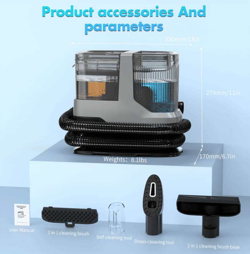 Vacuum Cleaner PS688 600W – Pet Hair Deep Cleaning with WiFi APP - GoTypical