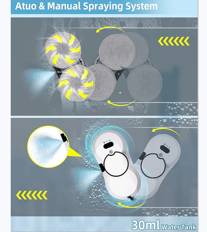 Window Cleaning Robot – Automatic with 2800Pa Suction & Smart Navigation - GoTypical