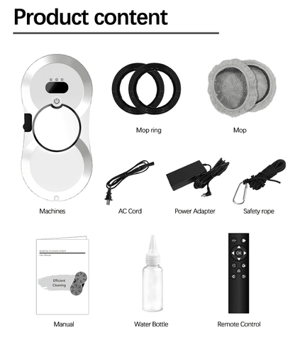 Window Cleaning Robot – Automatic with 2800Pa Suction & Smart Navigation - GoTypical