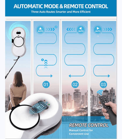 Window Cleaning Robot – Automatic with 2800Pa Suction & Smart Navigation - GoTypical