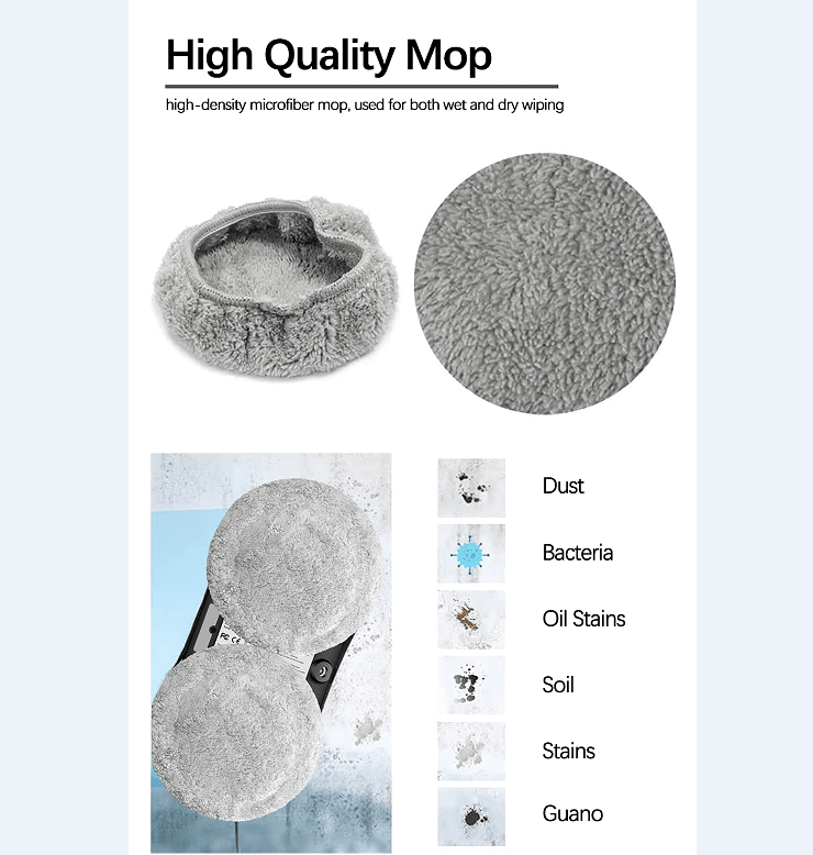 Window Cleaning Robot – Automatic with 2800Pa Suction & Smart Navigation - GoTypical