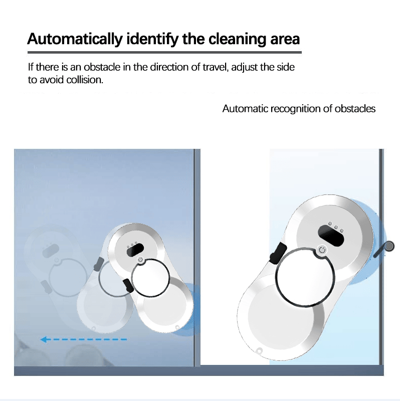Window Cleaning Robot – Automatic with 2800Pa Suction & Smart Navigation - GoTypical
