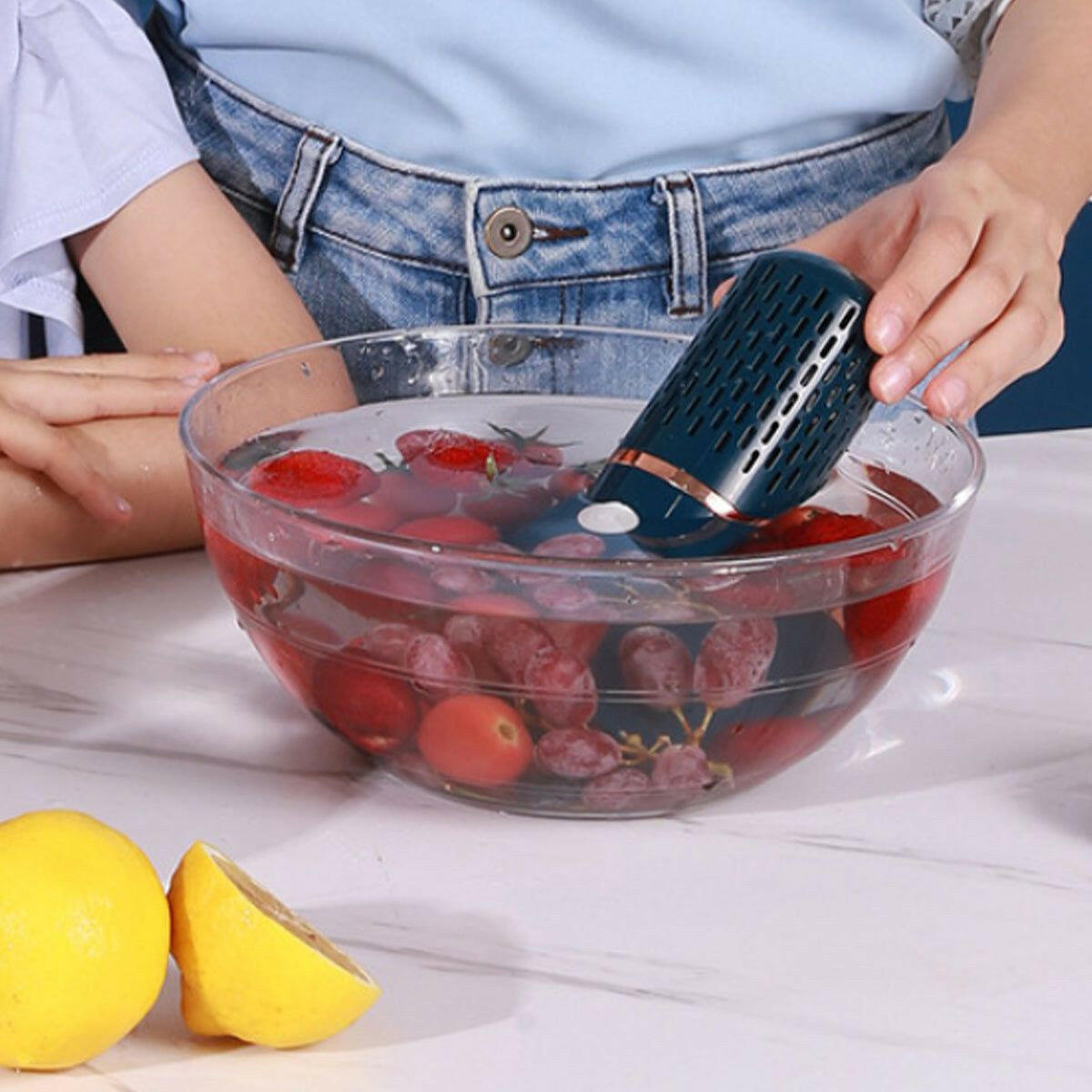 Ultrasonic Fruit And Veggie Cleaner – . PureTech | Portable Wireless IPX7 - GoTypical