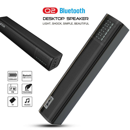 . Bluetooth Speaker – BT 5.0, 10W Power, Black, Long Battery Life - GoTypical