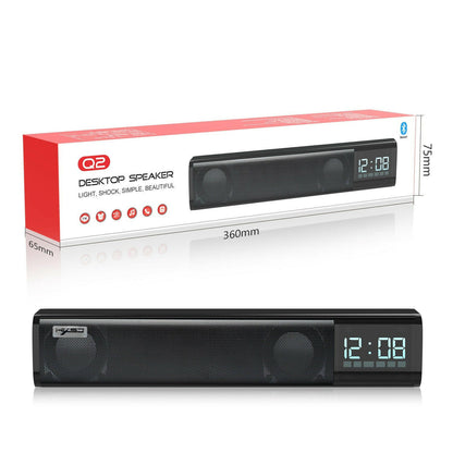 . Bluetooth Speaker – BT 5.0, 10W Power, Black, Long Battery Life - GoTypical