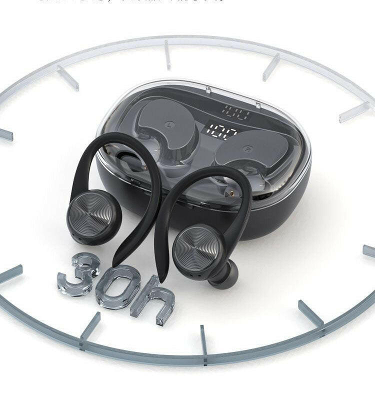 . Q36TWS Sports Bluetooth Earphones – Sweatproof, LED Display - GoTypical