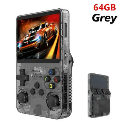 R36S Retro Handheld Gaming Console – 3.5" IPS Screen 128GB Linux Classic Games - GoTypical