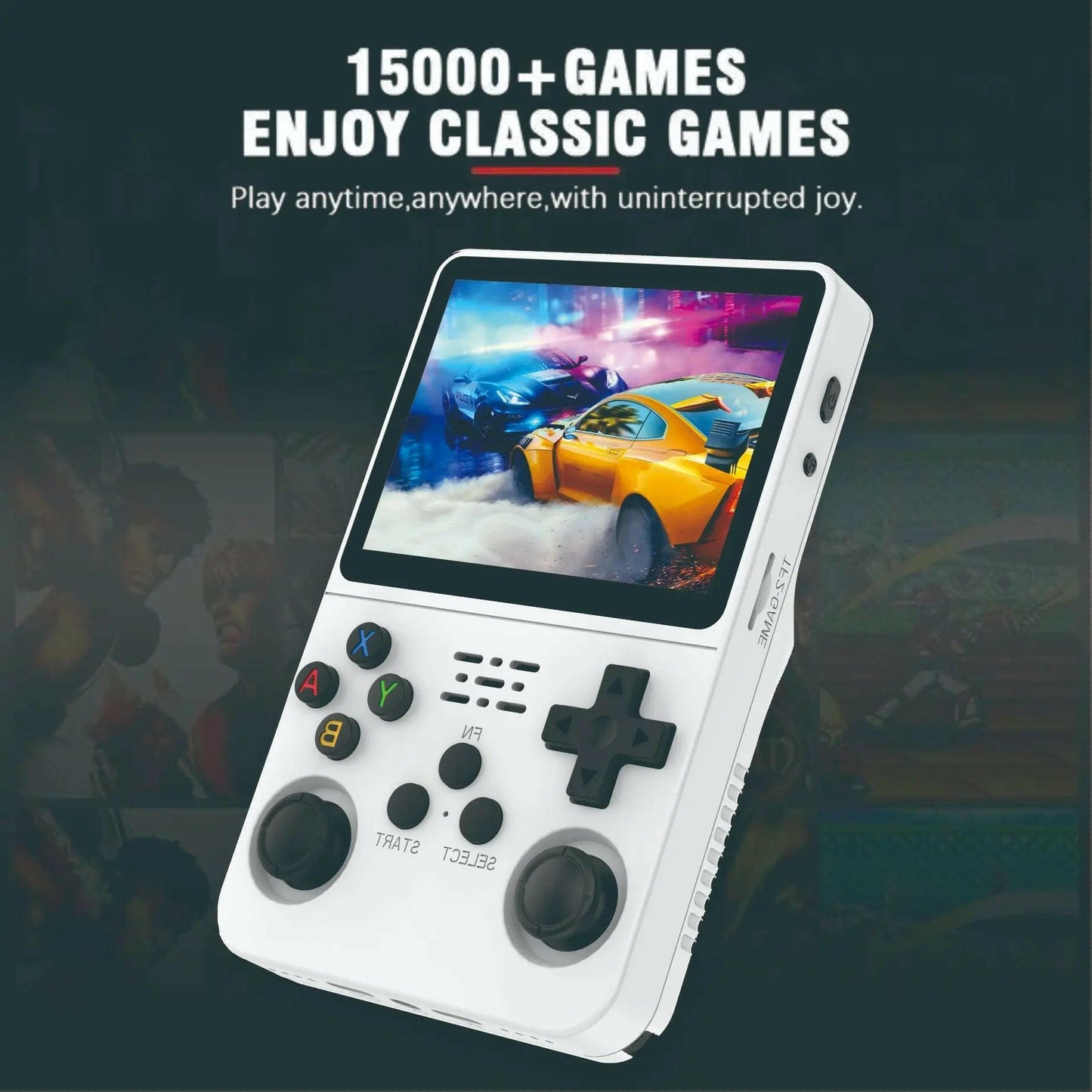 R36S Retro Handheld Gaming Console – 3.5" IPS Screen 128GB Linux Classic Games - GoTypical
