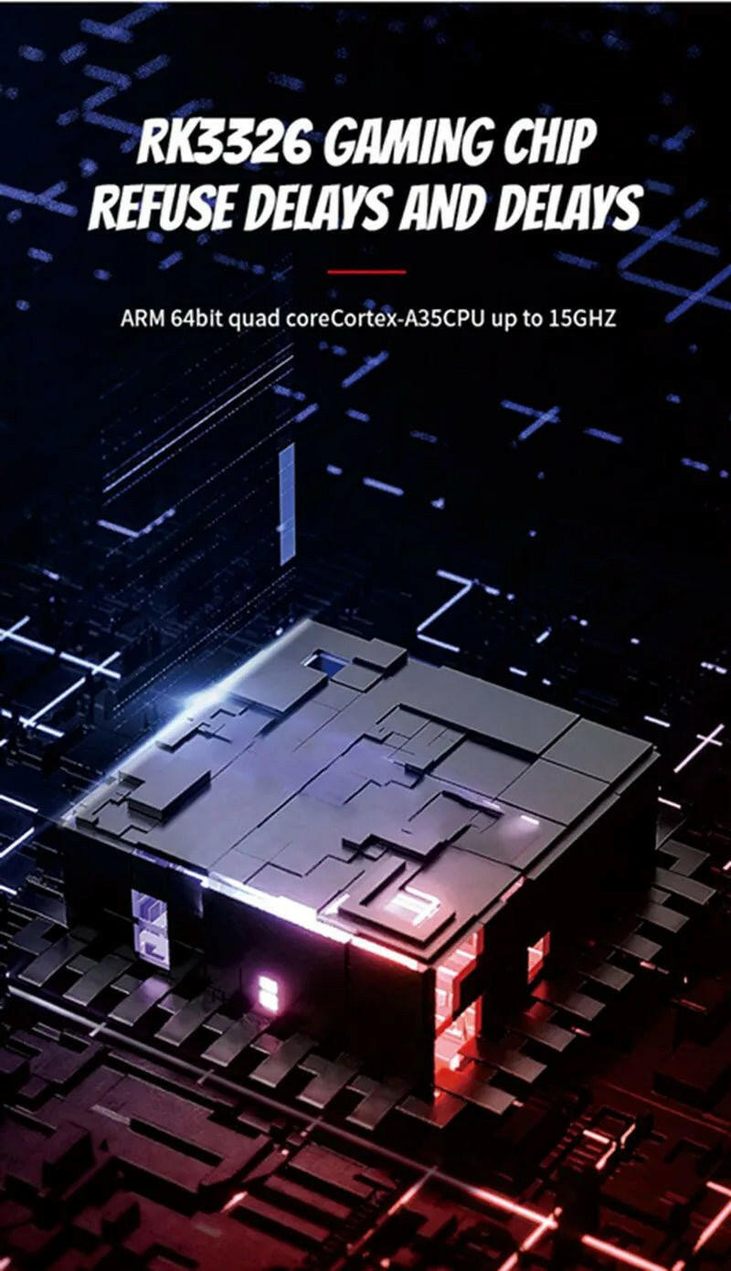 R36S Retro Handheld Gaming Console – 3.5" IPS Screen 128GB Linux Classic Games - GoTypical