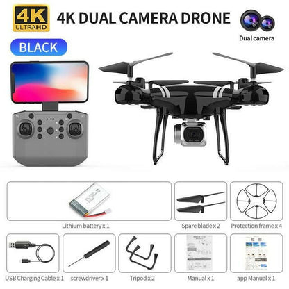 . 4K RC Drone with WiFi FPV Camera – Altitude Hold Quadcopter - GoTypical