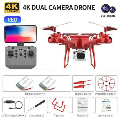 . 4K RC Drone with WiFi FPV Camera – Altitude Hold Quadcopter - GoTypical