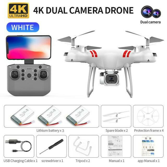 . 4K RC Drone with WiFi FPV Camera – Altitude Hold Quadcopter - GoTypical