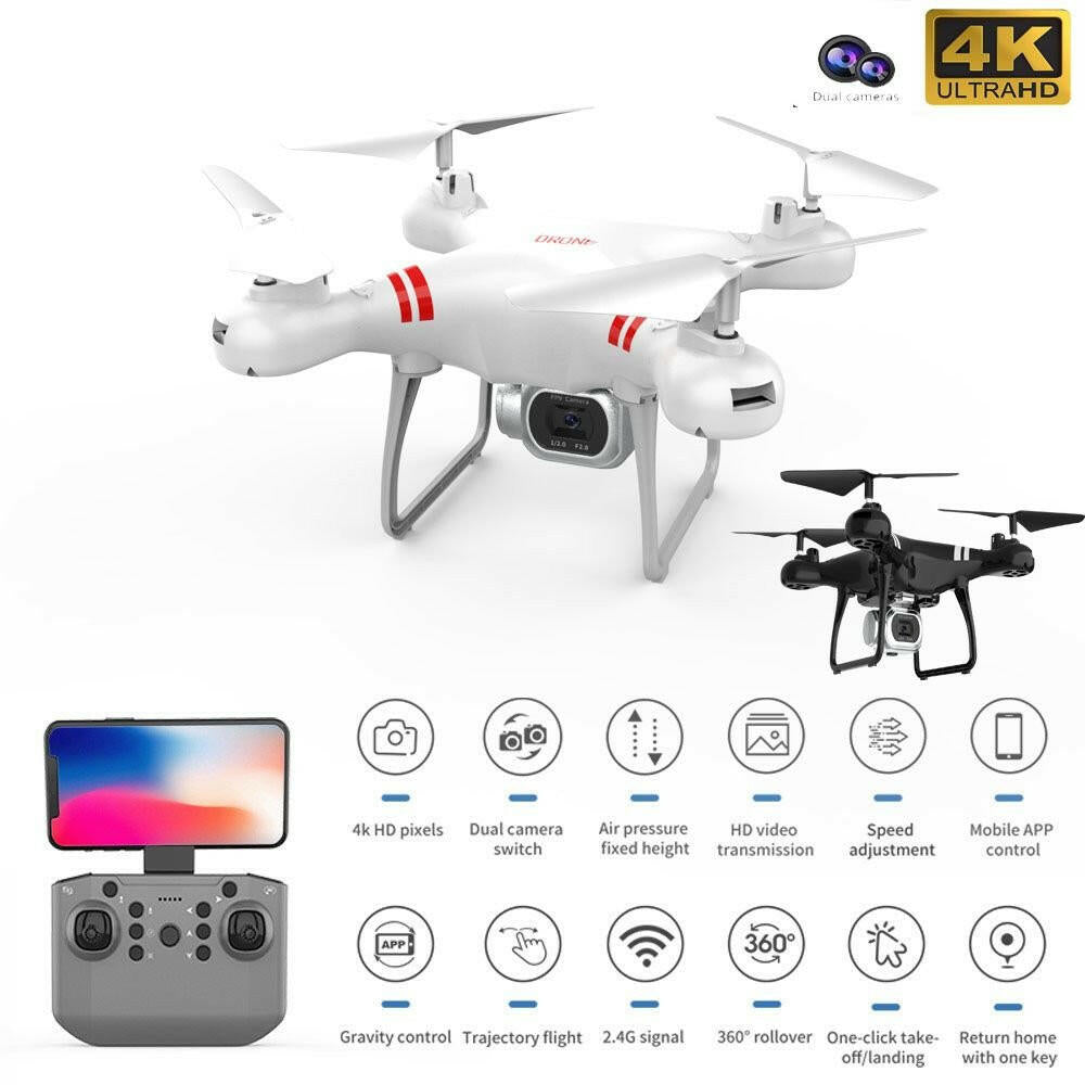 . 4K RC Drone with WiFi FPV Camera – Altitude Hold Quadcopter - GoTypical