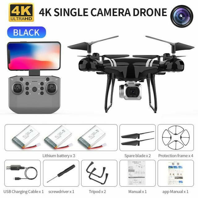 . 4K RC Drone with WiFi FPV Camera – Altitude Hold Quadcopter - GoTypical