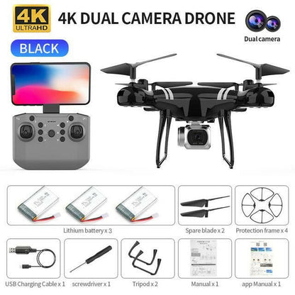 . 4K RC Drone with WiFi FPV Camera – Altitude Hold Quadcopter - GoTypical