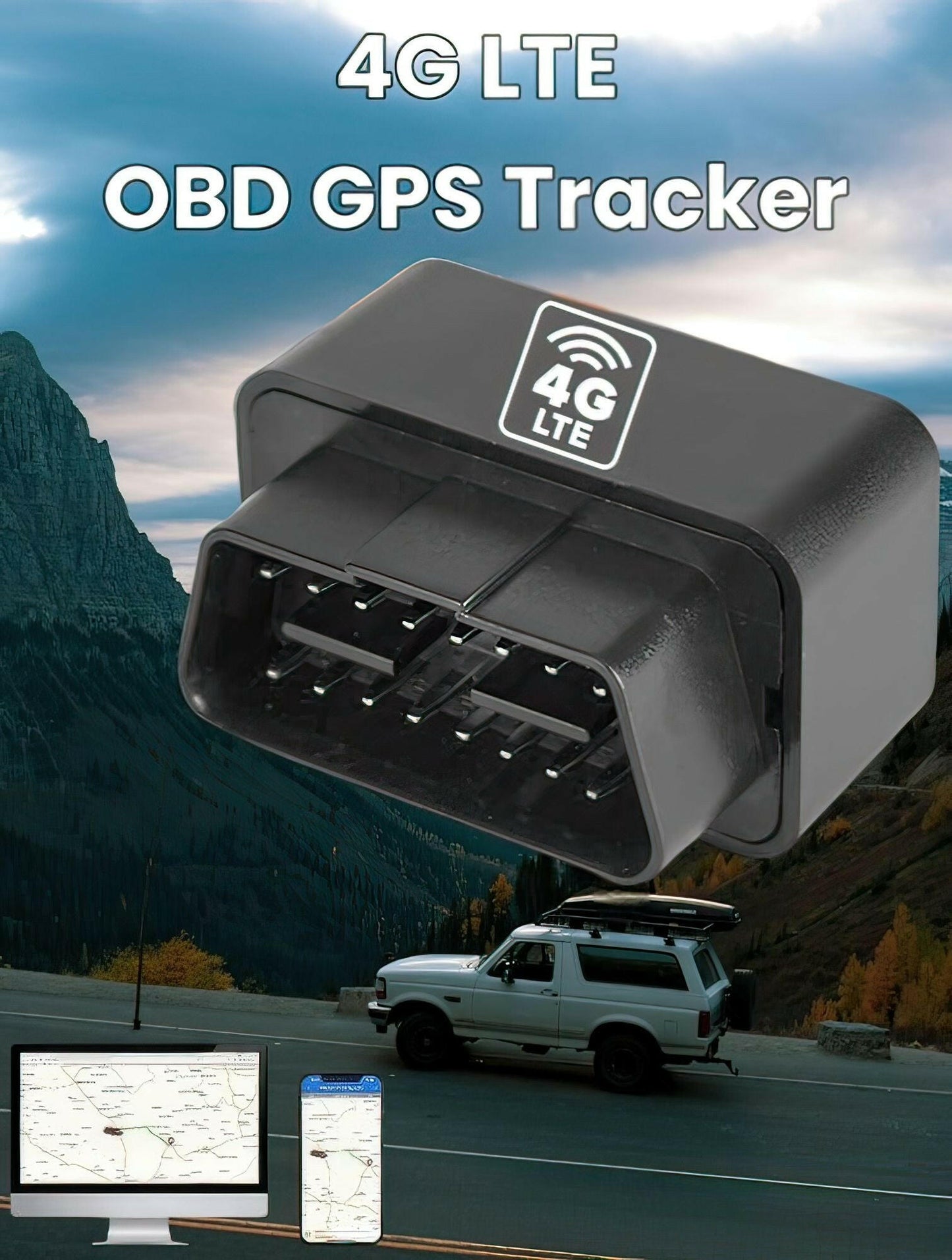 . Real Time OBD GPS Tracker – 4G-LTE, Battery Backup - GoTypical
