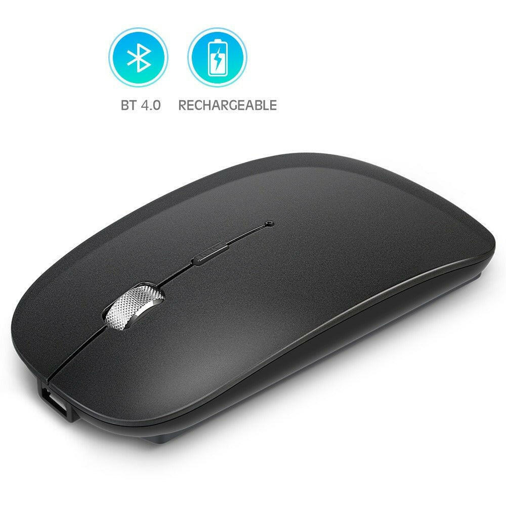 Bluetooth Wireless Mouse – . Rechargeable Metal Dual-Mode - GoTypical